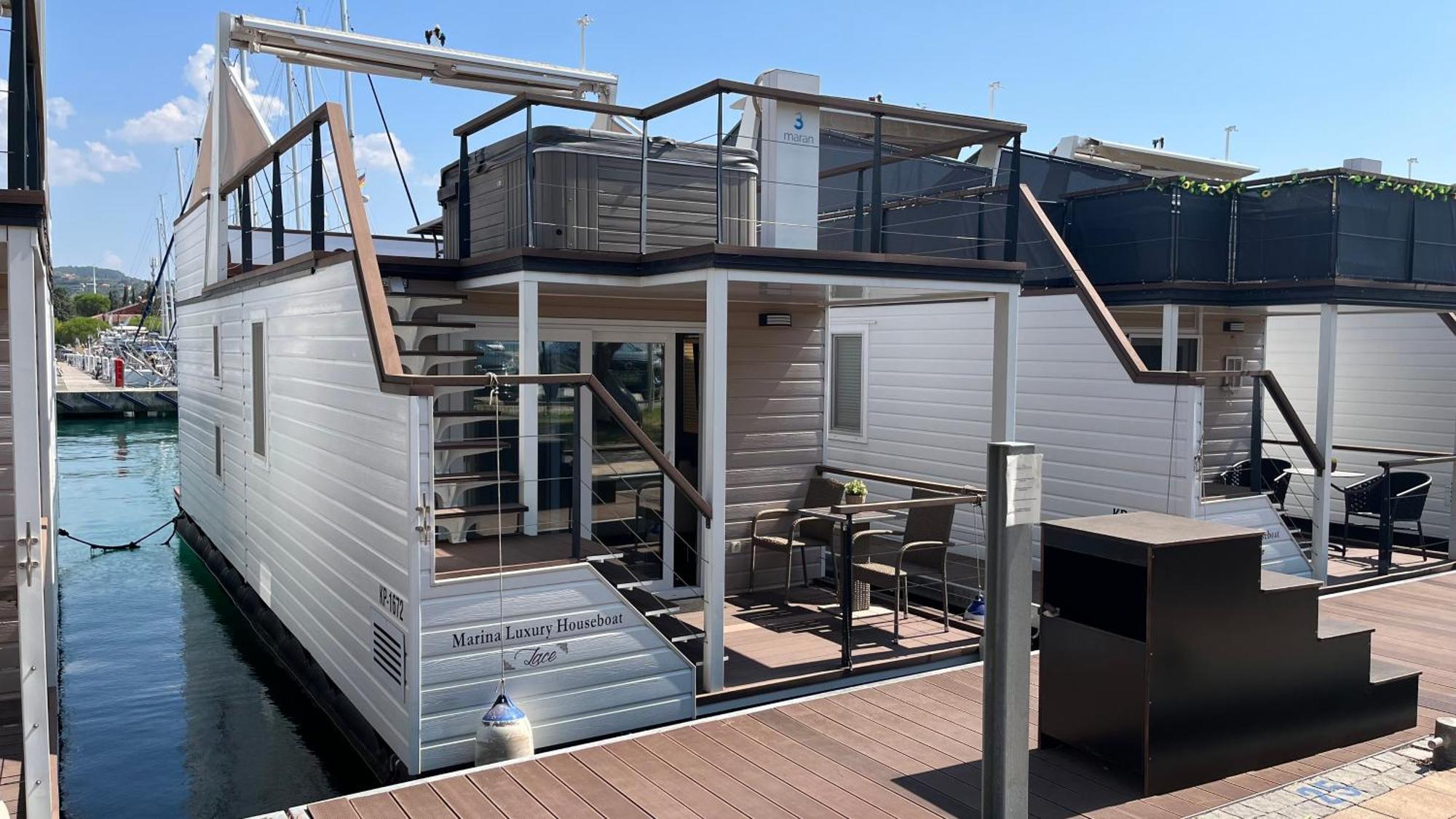 Marina Luxury Houseboat Lace Порторож Экстерьер фото